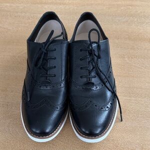Cole Haan Original Grand Black Leather Oxfords